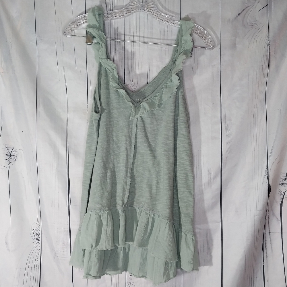 American Eagle Flutter Strap Cami Flowy Fairy Babydoll Top